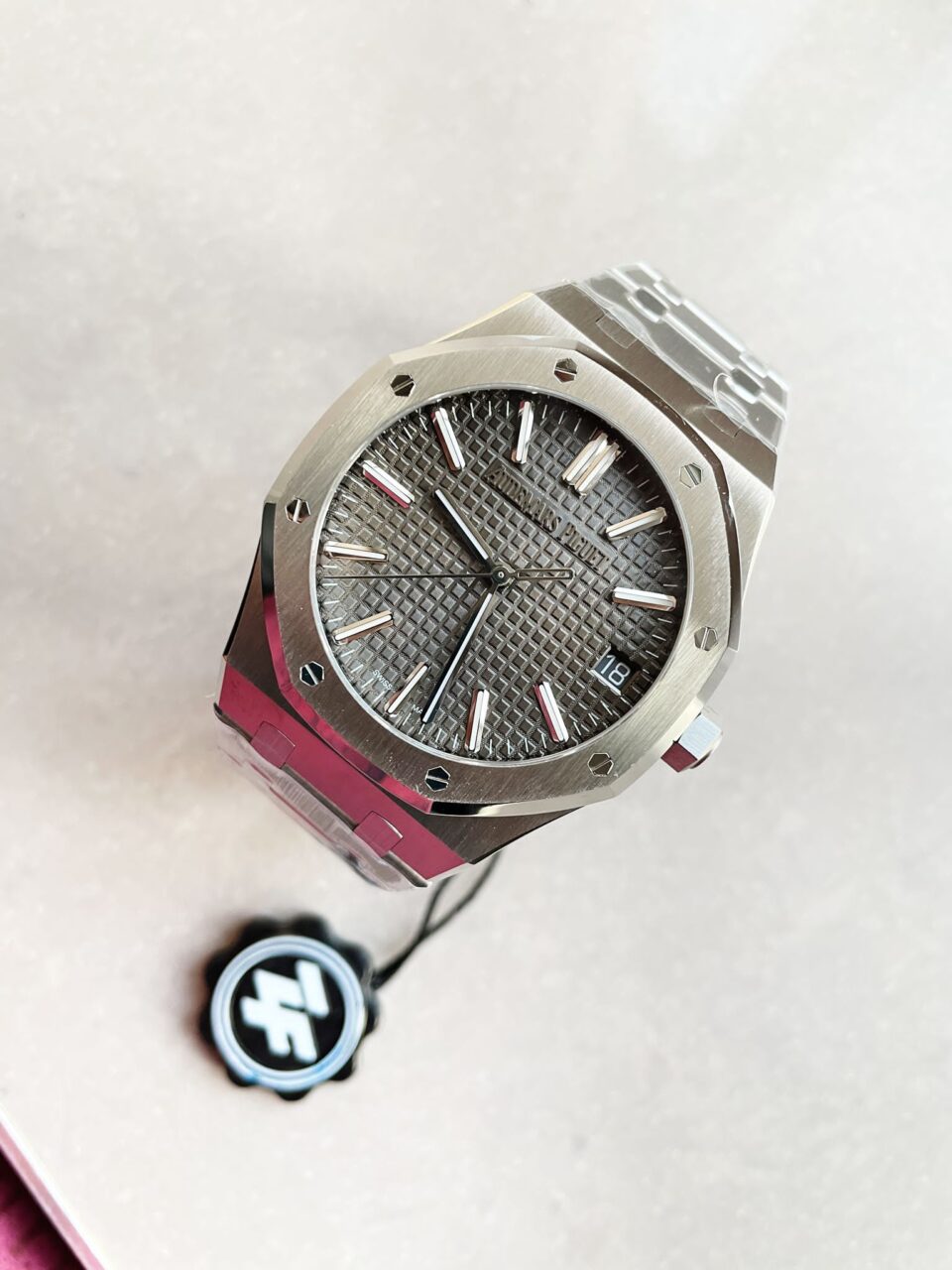 ROYAL OAK 41MM 15510 "50TH ANNIVERSARY" SS ZF 1:1 BEST EDITION GRAY TEXTURED DIAL ON SS BRACELET A4302 - Image 8