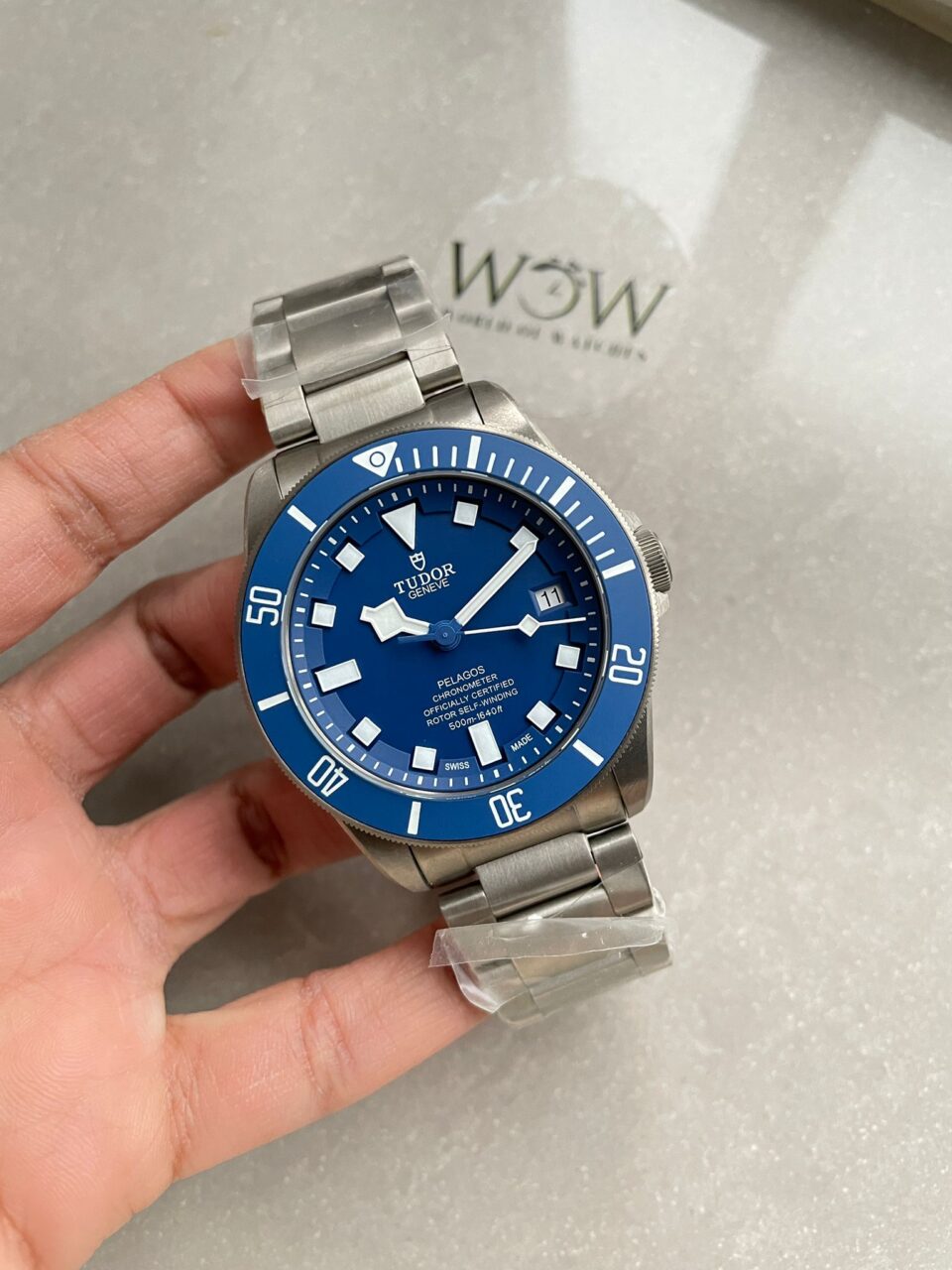 Pelagos TI/TI Blue dial blue bezel titanium strap ZF Asia 2824