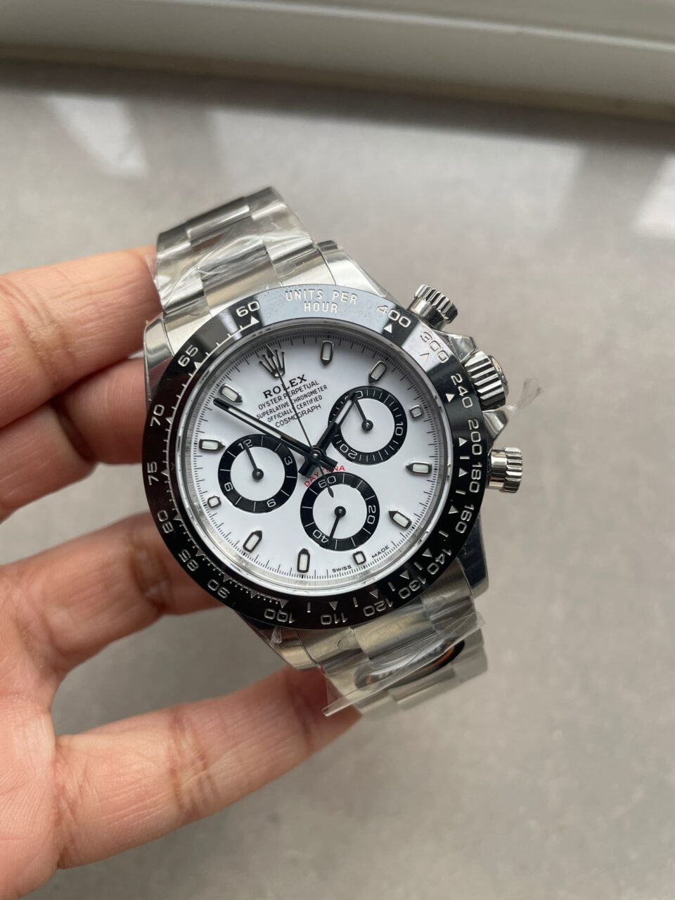 daytona 116500ln btf 1:1 best edition PANDA white dial on 904l ss case and bracelet sa4130 - Image 12