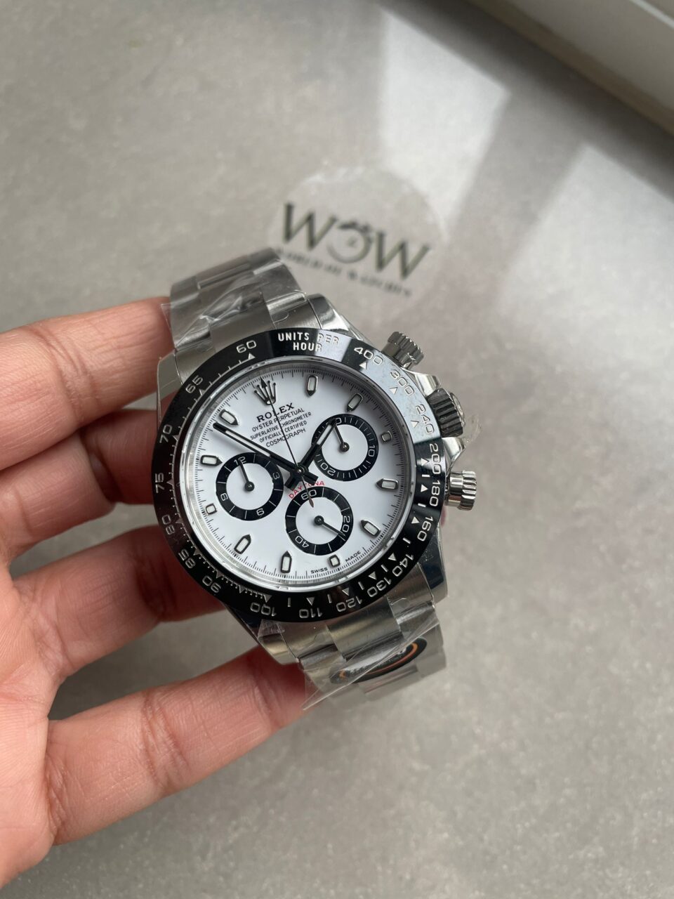 daytona 116500ln btf 1:1 best edition PANDA white dial on 904l ss case and bracelet sa4130
