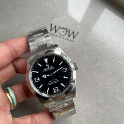 Rolex EXPLORER I 214270 39mm black dial ss strap ARF AR Factory