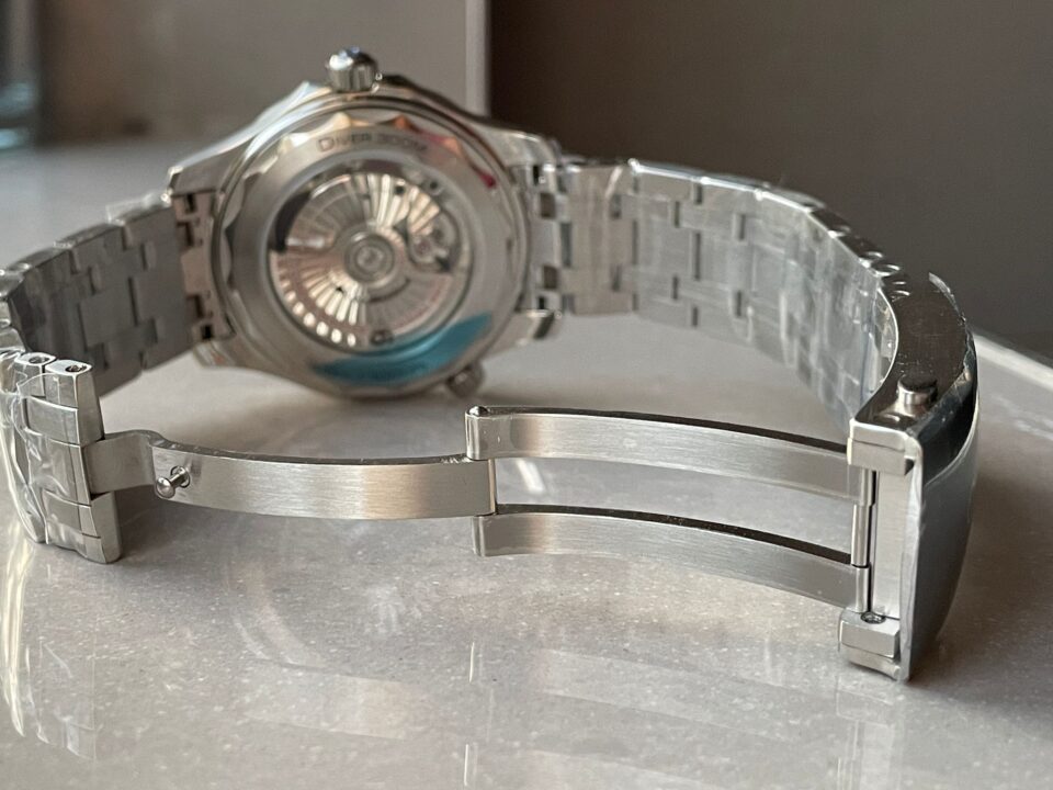 Seamaster Diver 300M SS VSF 1:1 Best Edition Black Bezel White Dial on SS Bracelet A8800 - Image 14