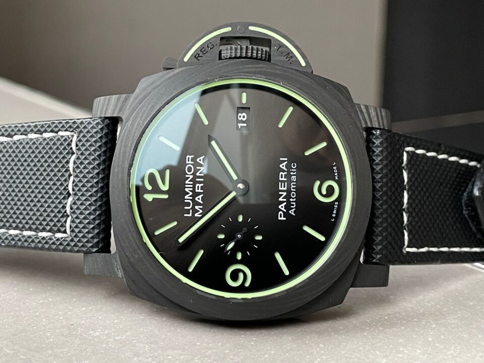 PAM1118 Luminor Marina “Luminous Trilogy” VSF 1:1 Best Edition on Black Sportech Strap P.9010 - Image 7