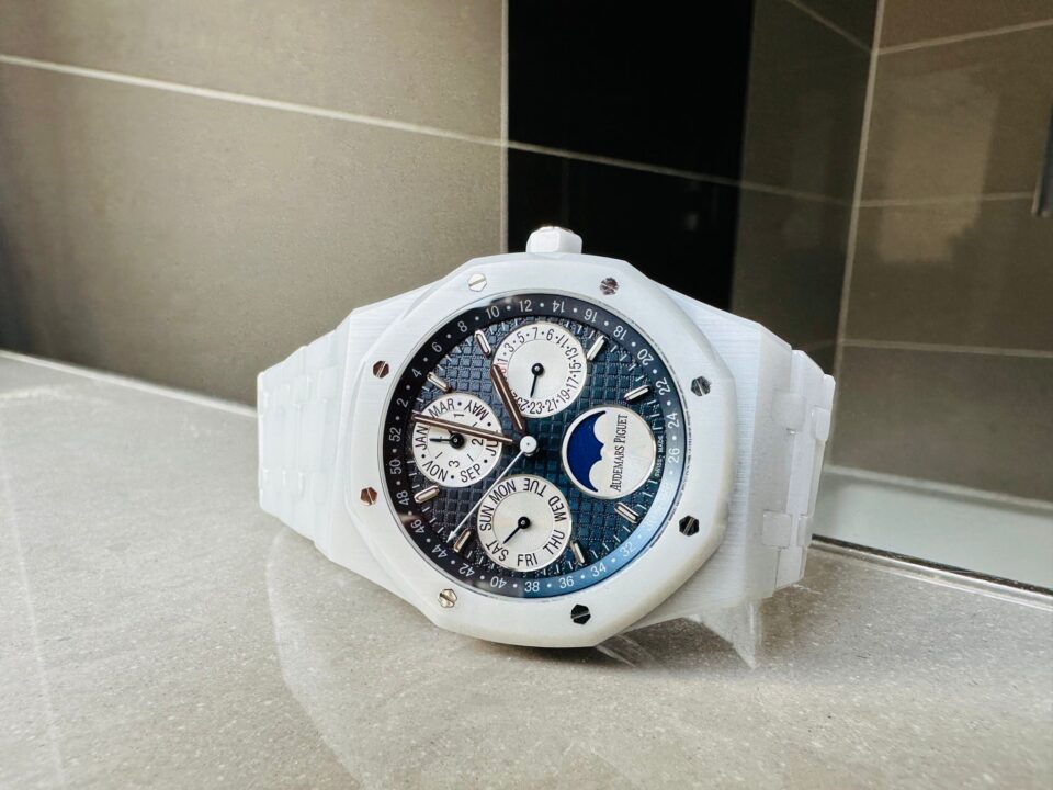 Audemars Piguet AP Royal Oak Perpetual Calendar 26579cb White Ceramic APSF Best A5134 - Image 8