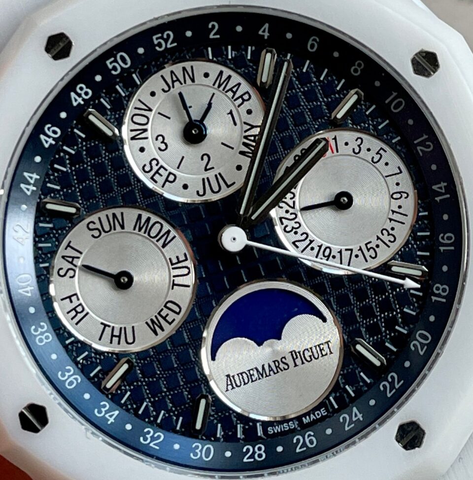 Audemars Piguet AP Royal Oak Perpetual Calendar 26579cb White Ceramic APSF Best A5134 - Image 5