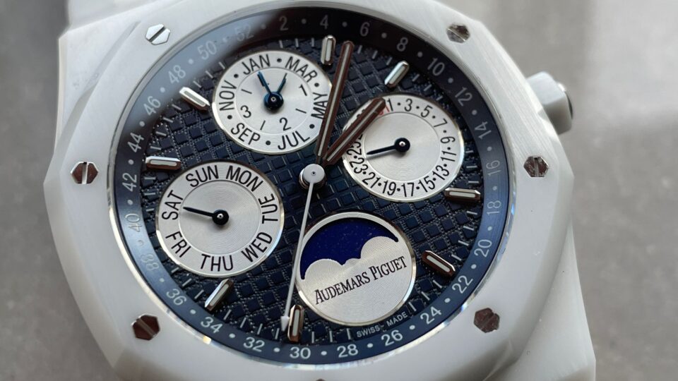 Audemars Piguet AP Royal Oak Perpetual Calendar 26579cb White Ceramic APSF Best A5134 - Image 6