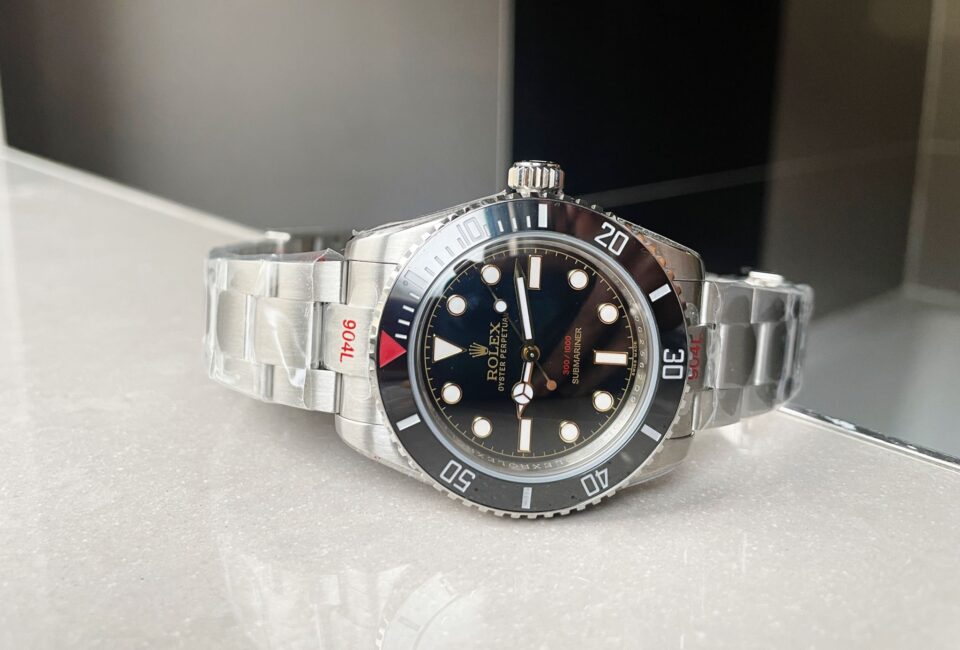 Submariner "Tempus Machine Red Depth 216A" 904L SS Black Dial on SS Oyster Bracelet GMF 3130 - Image 7