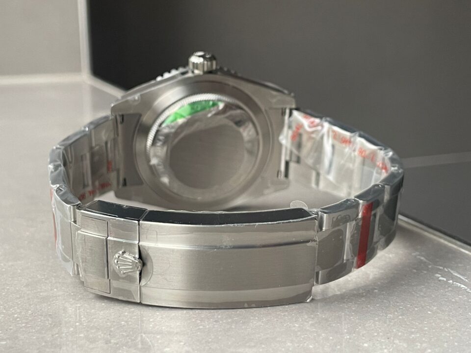 Submariner "Tempus Machine Red Depth 216A" 904L SS Black Dial on SS Oyster Bracelet GMF 3130 - Image 11