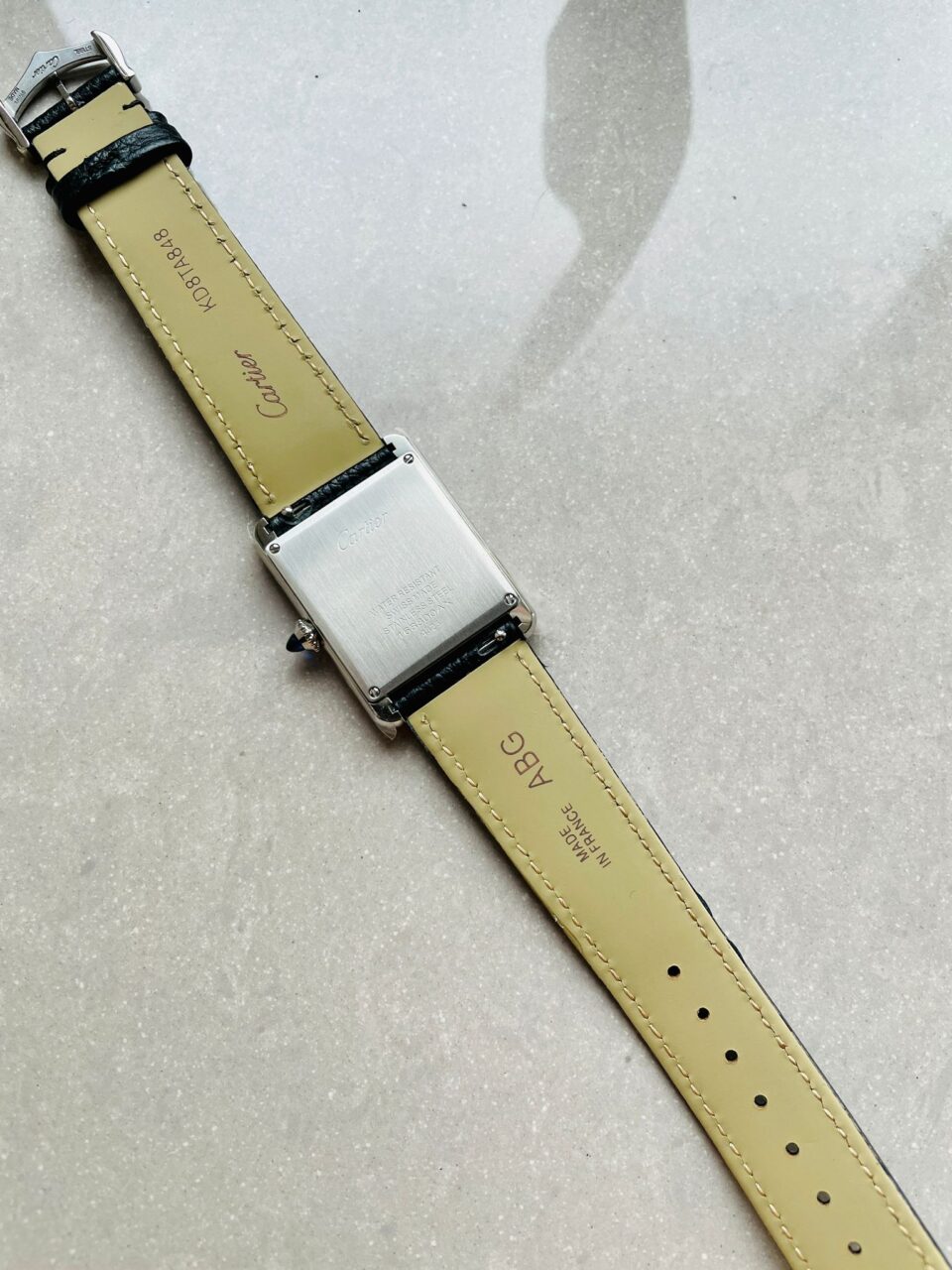 Cartier Tank Solo 41mm Automatic W5200027 AF SS White Dial M9015 - Image 8