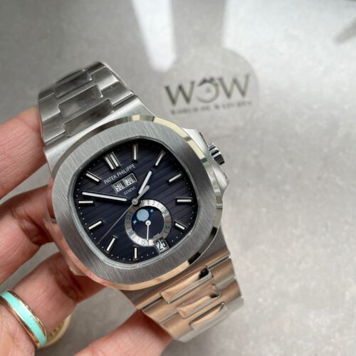 Patek Philippe Nautilus 5726 Full Function Moonphase PPF 1:1 Best Blue Dial A324