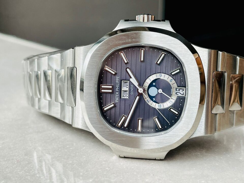 Patek Philippe Nautilus 5726 Full Function Moonphase PPF 1:1 Best Blue Dial A324 - Image 8