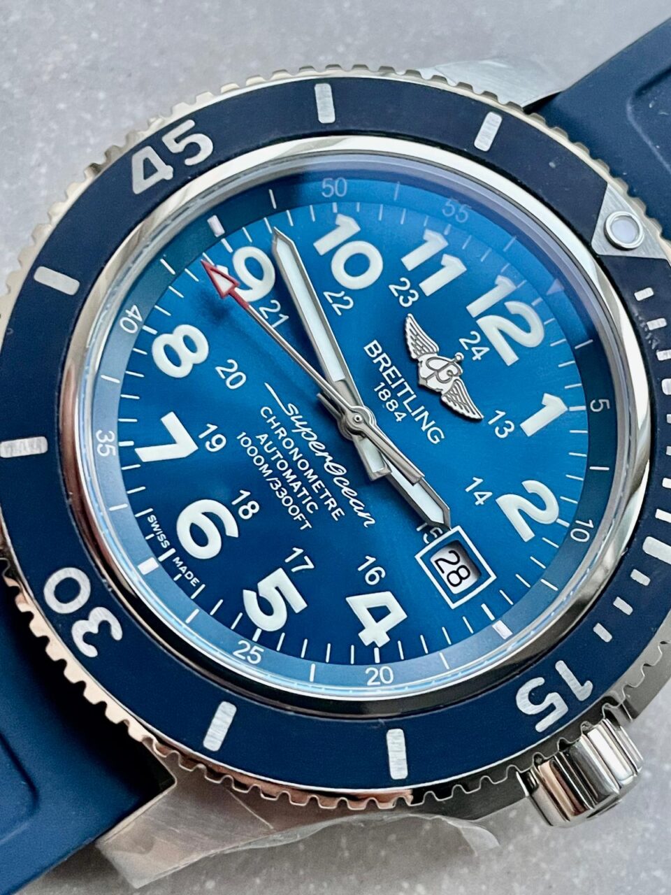 Breitling Superocean 44mm Special GF 1:1 Best Edition Blue Dial A2824 - Image 9