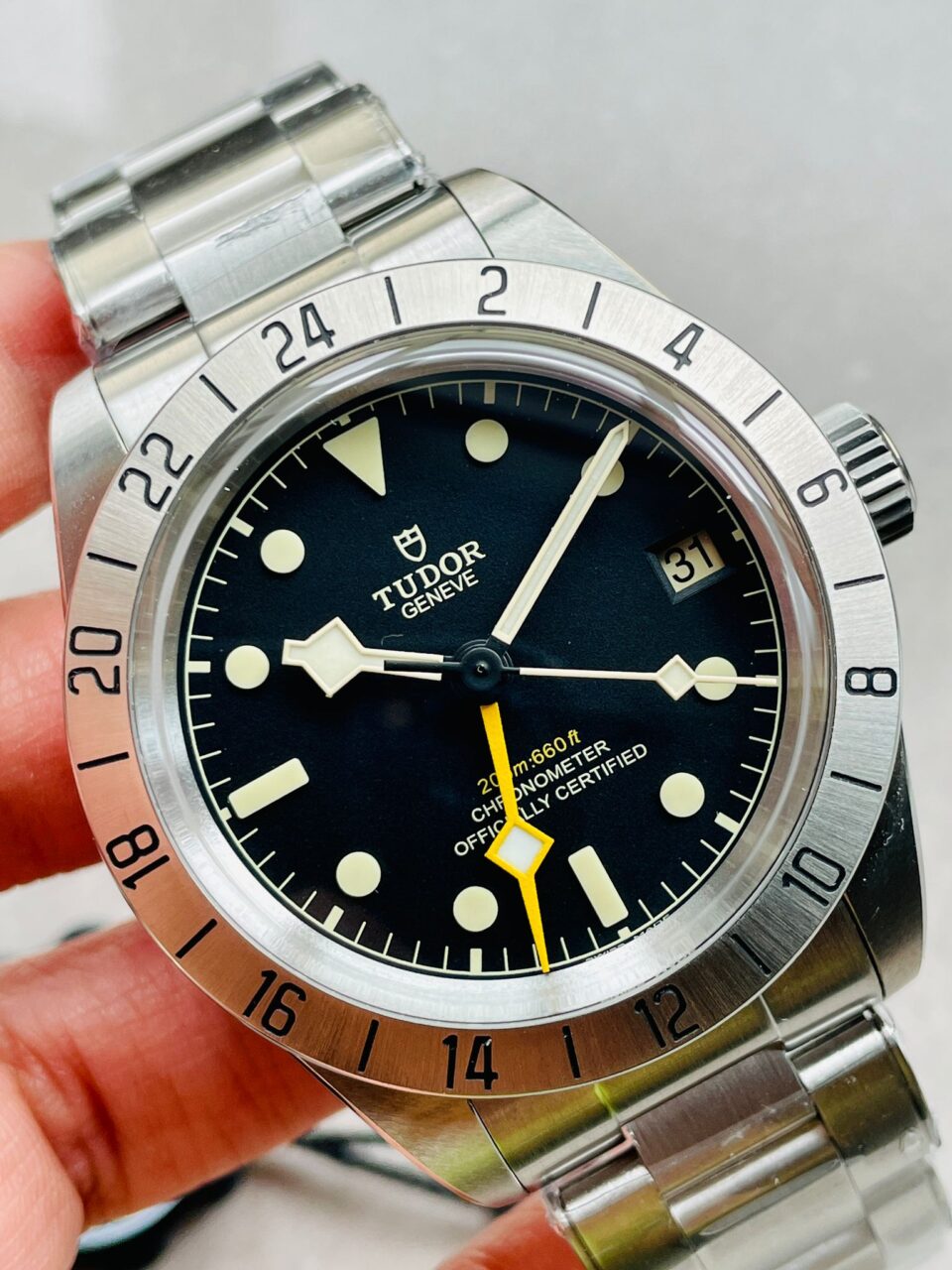 Black Bay Pro GMT SS Black Dial on SS Bracelet ZF Asia 2836 - Image 6