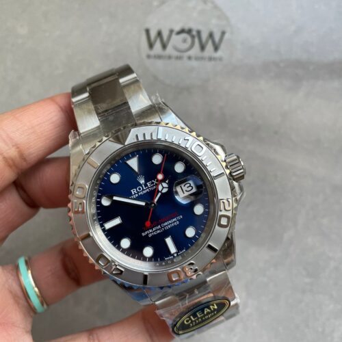Yacht-Master 126622 Clean Factory 1:1 Best Edition 904L Steel Blue Dial on SS Bracelet VR3235