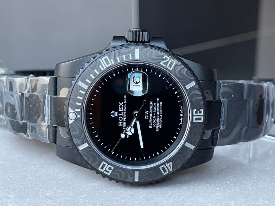 Submariner DiW 904L DLC Graduated Blue Dial on DLC Strap VSF VS3135 - Image 14