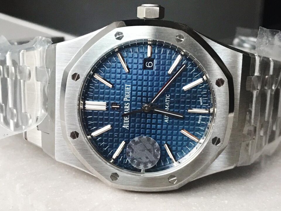 Royal Oak 41mm 15400 SS ZF Best Edition Blue Textured Dial on SS Bracelet A3120 - Image 3