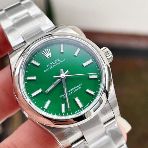 Oyster Perpetual 31mm 277200 EWF Best Edition GREEN Dial on SS Bracelet 6T15
