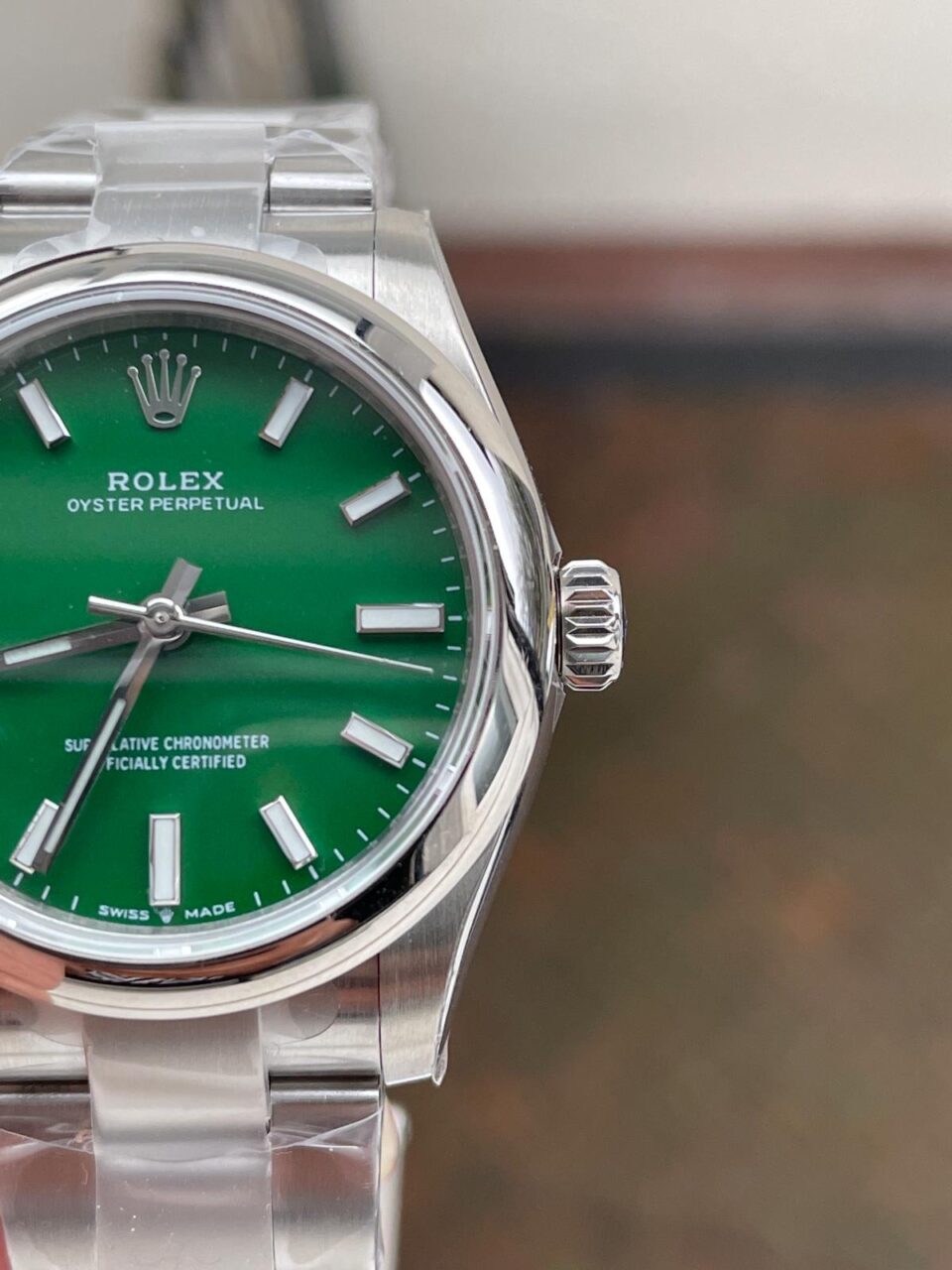 Oyster Perpetual 31mm 277200 EWF Best Edition GREEN Dial on SS Bracelet 6T15 - Image 3