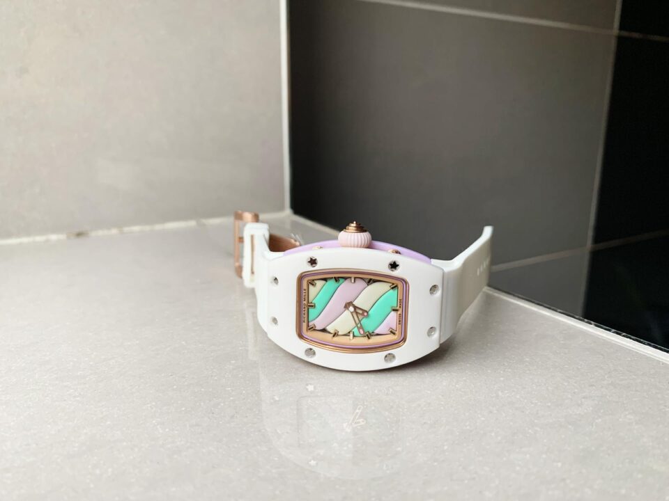 RM07-03 Candy Watch OXF Best Edition Colourful Dial on White Rubber Strap MIYOTA 6T51 - Image 4