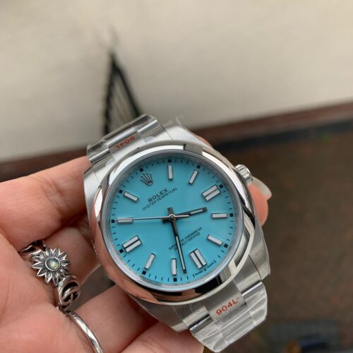 OYSTER PERPETUAL EW FACTORY TURQUOISE DIAL 41MM Asian 3230 automatic movement