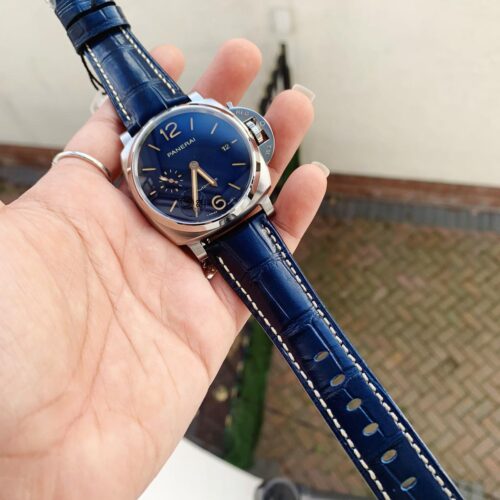 PAM 927 Luminor Due VSF Best Edition Blue Dial on Blue Leather Strap AXXXIV