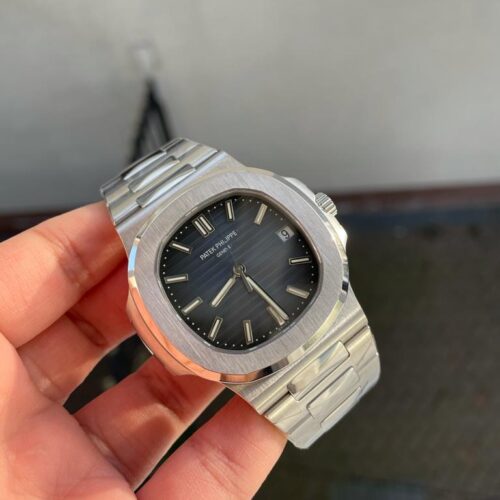 Nautilus 5711 PPF 1:1 Best Edition Gray Textured Dial on SS Bracelet 324CS