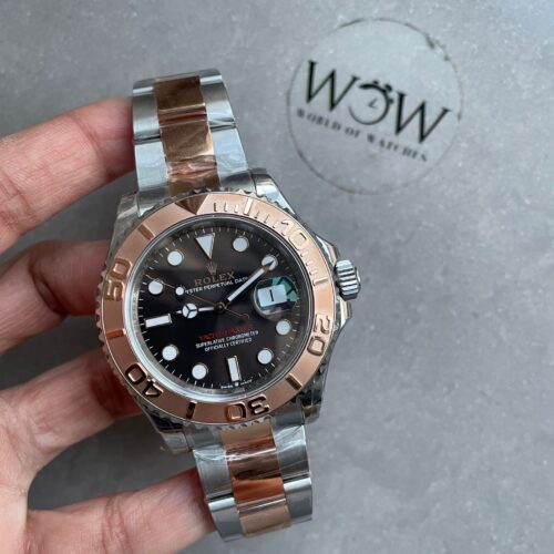 Yacht-Master 126621 904L/RG VSF 1:1 Best Edition Brown Dial On 904L/RG Bracelet VS3235