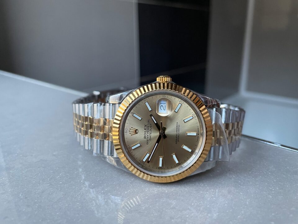 VSF Datejust 41mm 126333 904L YG/SS Fluted Bezel Gold Dial on YG/SS Jubilee Bracelet VS3235 - Image 7