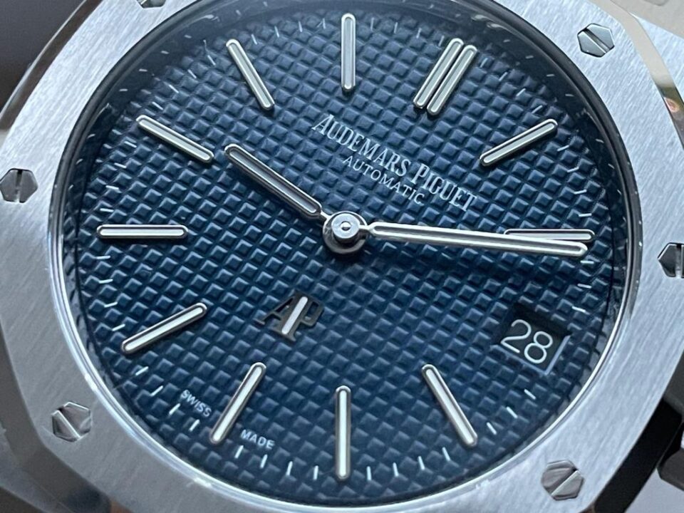 Royal Oak "Jumbo" Extra-Thin 39mm 16202 SS Blue Dial on SS Bracelet ZF A7121 - Image 7