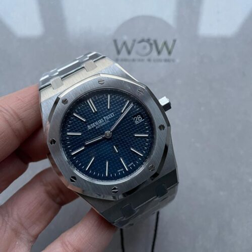 Royal Oak "Jumbo" Extra-Thin 39mm 16202 SS Blue Dial on SS Bracelet ZF A7121