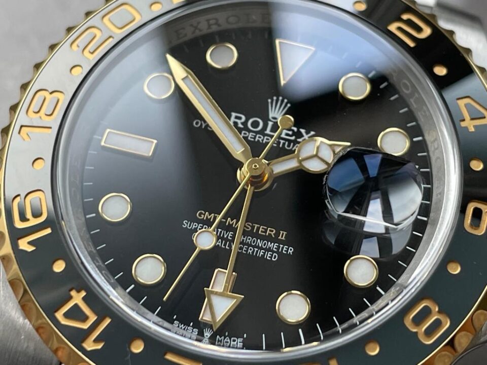 Clean GMT-Master II 126713 ZOMBIE 904L YG/SS Black Dial Dots on YG/SS Jubilee Bracelet DD3285 CHS - Image 7