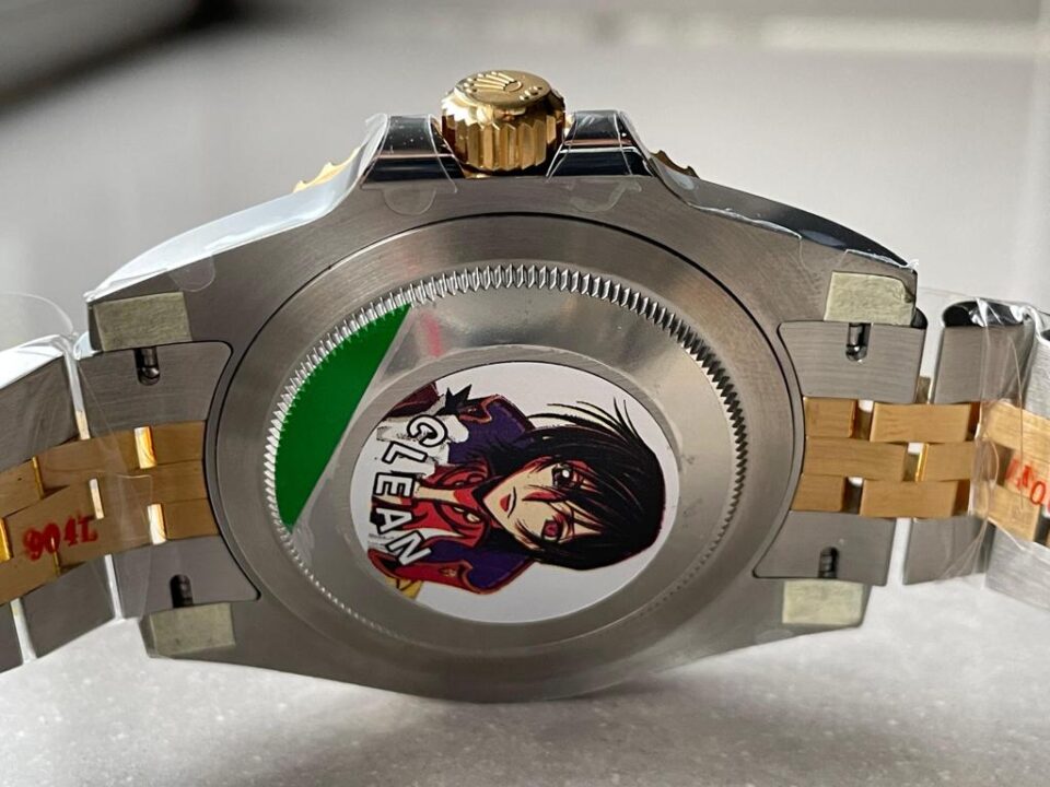 Clean GMT-Master II 126713 ZOMBIE 904L YG/SS Black Dial Dots on YG/SS Jubilee Bracelet DD3285 CHS - Image 10