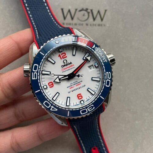 Seamaster Planet Ocean 600M 36TH America's Cup Auckland 2021 43.5mm VSF SS White Dial Swiss 8900