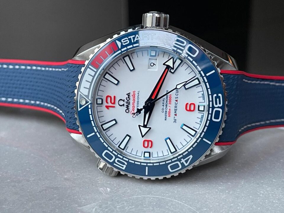 Seamaster Planet Ocean 600M 36TH America's Cup Auckland 2021 43.5mm VSF SS White Dial Swiss 8900 - Image 10