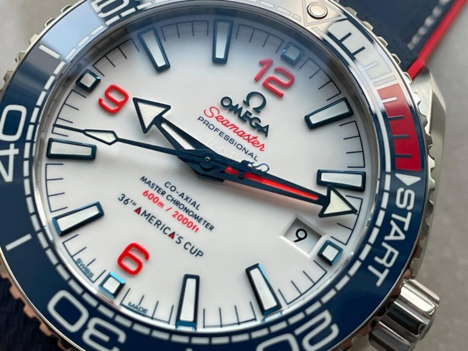 Seamaster Planet Ocean 600M 36TH America's Cup Auckland 2021 43.5mm VSF SS White Dial Swiss 8900 - Image 7