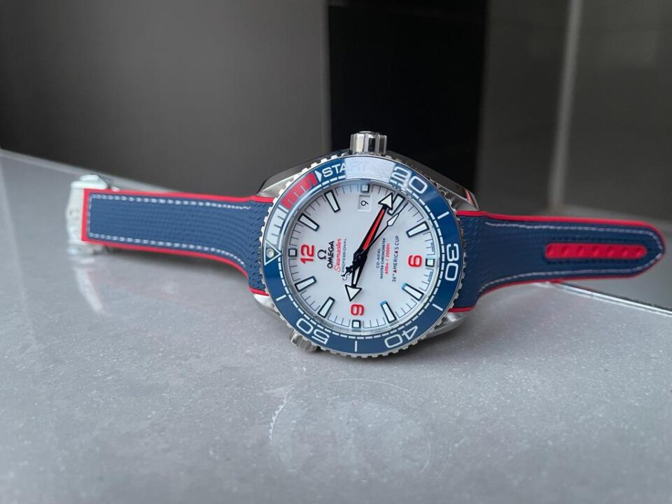 Seamaster Planet Ocean 600M 36TH America's Cup Auckland 2021 43.5mm VSF SS White Dial Swiss 8900 - Image 11