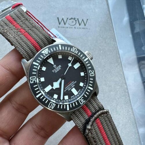 Pelagos M25717N-0001 Ti M+F FXD 1:1 Best Edition Black dial Black Ceramic Bezel on Nylon Strap Miyato 8N-24