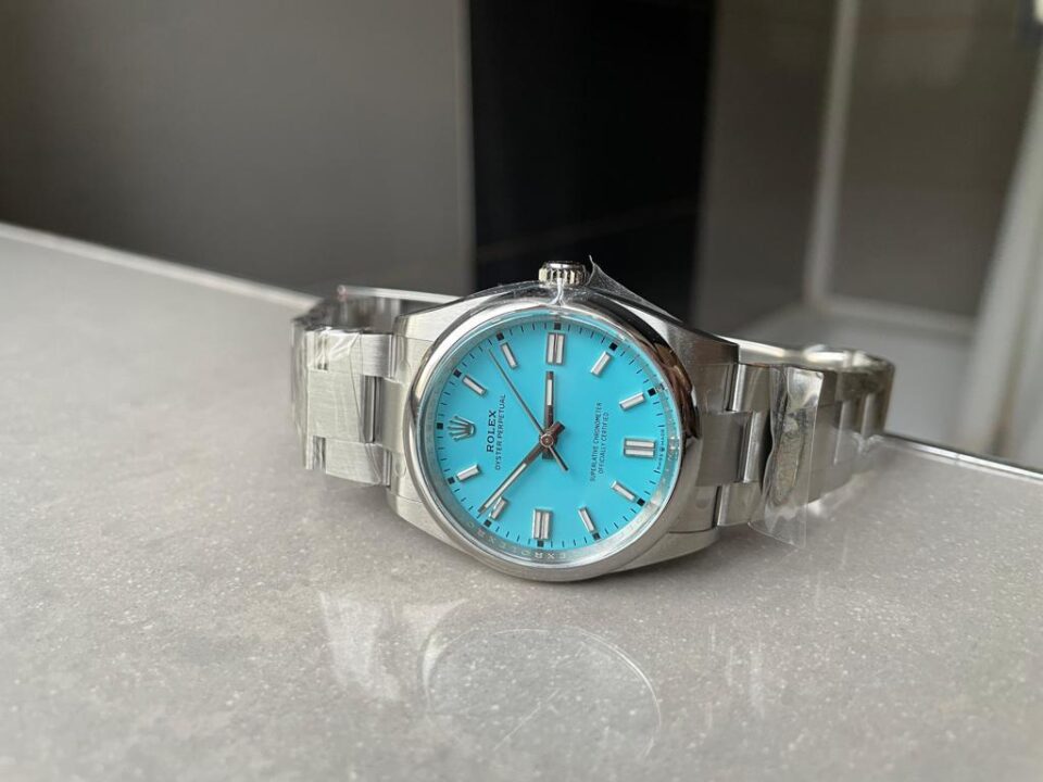 Oyster Perpetual 126000 36mm Clean 1:1 Best Edition 904L Steel Tiffany Blue Dial VR3230 - Image 6