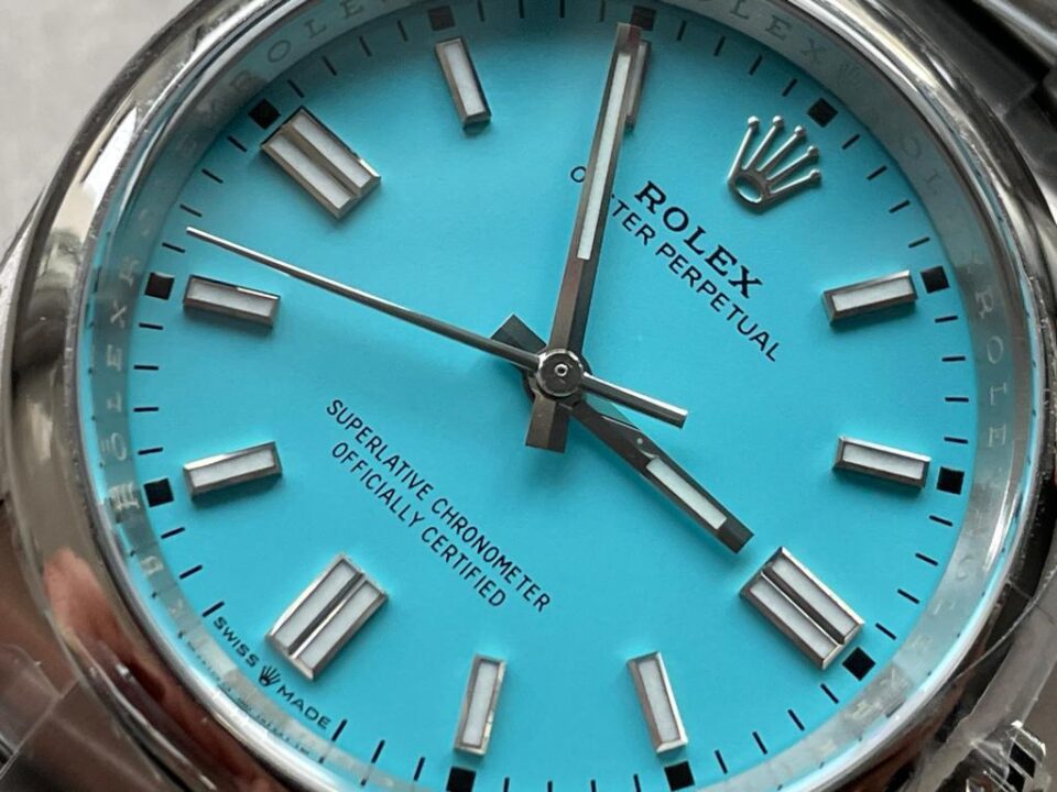 Oyster Perpetual 126000 36mm Clean 1:1 Best Edition 904L Steel Tiffany Blue Dial VR3230 - Image 8