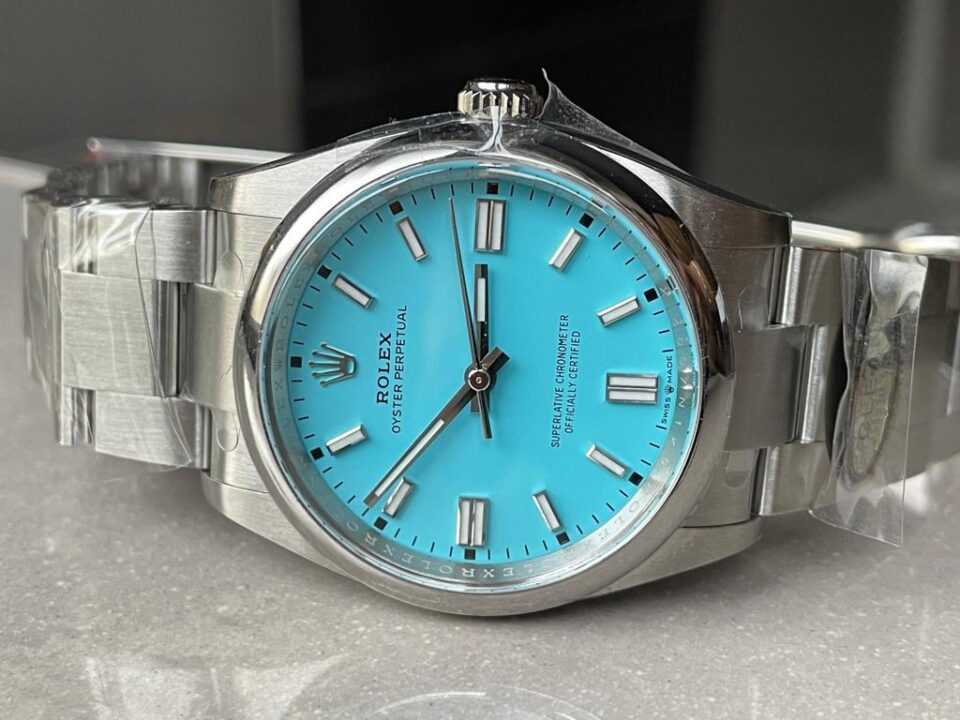 Oyster Perpetual 126000 36mm Clean 1:1 Best Edition 904L Steel Tiffany Blue Dial VR3230 - Image 7