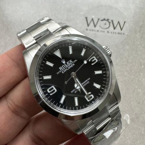 Explorer 124270 36mm 904L Steel Clean 1:1 Best Edition Black Dial on SS Bracelet VR3230