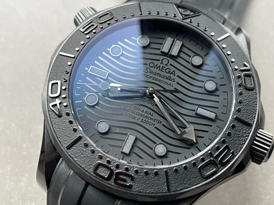 VSF Seamaster Diver Ghost 300m CER Black Dial Black Dots on Rubber Strap Asia 8806 - Image 8