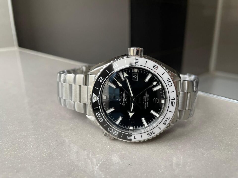 VSF Planet Ocean 600M ‘Tai Chi’ GMT 43.5mm 1:1 Best Edition Black/White Ceramic Bezel and Dial on SS Bracelet A8906 - Image 8