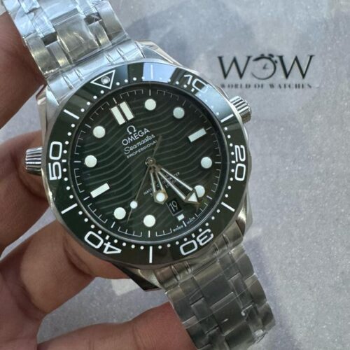VSF Seamaster Diver 300M 1:1 Best Edition Green Ceramic Green Dial on SS Bracelet A8800
