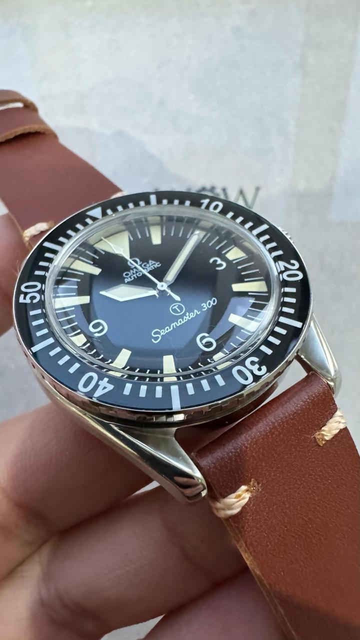 Omega Vintage Seamaster 300 Military Date Automatic Mens Watch - Image 4