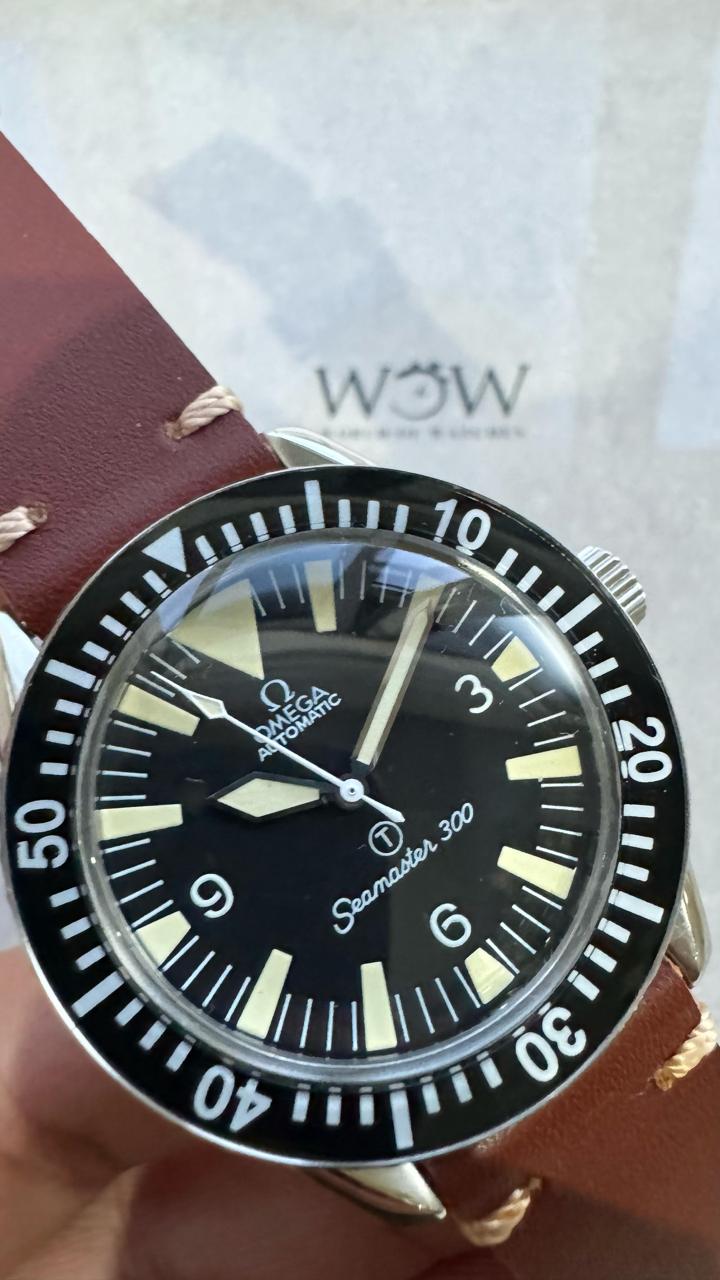 Omega Vintage Seamaster 300 Military Date Automatic Mens Watch - Image 3