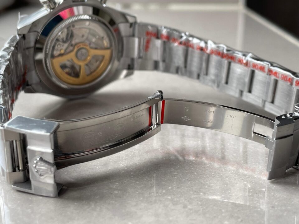 QF 2023 Daytona 126506 QF 1:1 Best Edition 904L Steel Ice Blue Dial on SS Bracelet SA4131 tungsten steel - Image 8