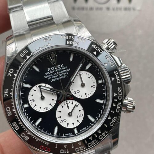 QF Daytona 126509 QF 1:1 Best Edition Black Dial on SS Braclet SH4131 V5