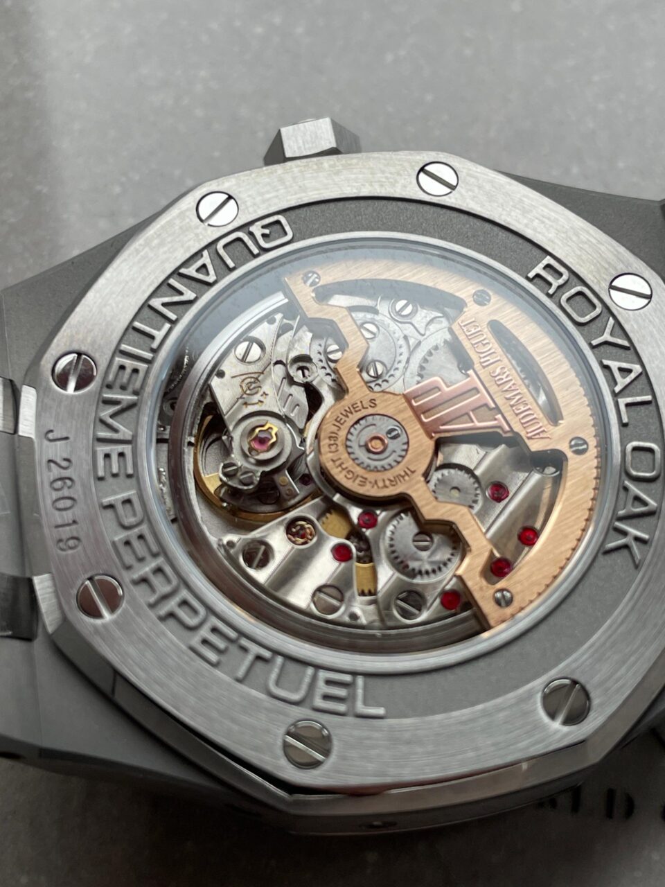 Royal Oak 41mm Perpetual Calendar 26574 SS APSF1:1 Best Edition Blue Dial on SS Bracelet A5134 - Image 11