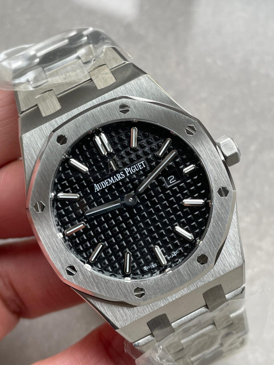 Royal Oak 77350ST 34mm SS White Dial Sticks on SS Bracelet ZF A5800 - Image 4